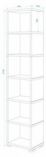 Стеллаж-колонка Домино СБ-15/6 в Чайковском - chaykovskiy.mebel24.online | фото 3