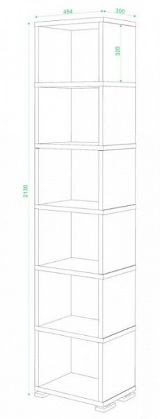 Стеллаж-колонка СБ-15/6 в Чайковском - chaykovskiy.mebel24.online | фото 2