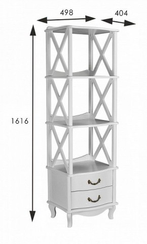Стеллаж комбинированный Джульетта 3 в Чайковском - chaykovskiy.mebel24.online | фото 4