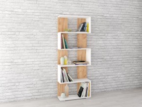 Стеллаж Ромео-1 Дуб крафт золотой/Белый в Чайковском - chaykovskiy.mebel24.online | фото