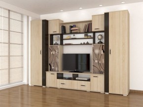 Стенка Оскар-18-1 дуб сонома-венге в Чайковском - chaykovskiy.mebel24.online | фото