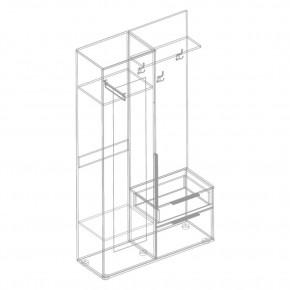 СТИЛ Прихожая (модульная) в Чайковском - chaykovskiy.mebel24.online | фото 3