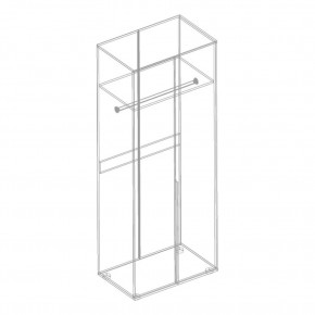 СТИЛ Шкаф 2-ств для одежды в Чайковском - chaykovskiy.mebel24.online | фото 2