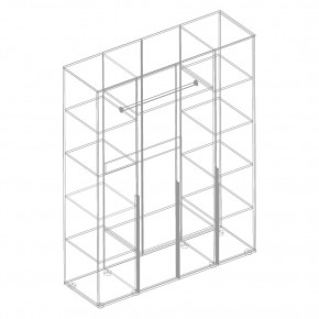 СТИЛ Шкаф 4-ств для одежды в Чайковском - chaykovskiy.mebel24.online | фото 2