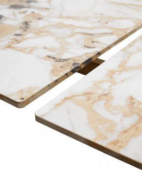 Стол ACERRA NEW 160 GLOSS GRAND JADE SOLID CERAMIC/ каркас цвета шампань, ®DISAUR в Чайковском - chaykovskiy.mebel24.online | фото 8