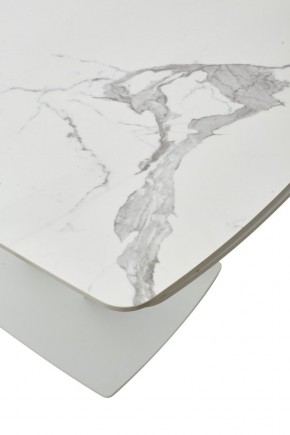 Стол ALATRI 120 GLOSS STATUARIO WHITE SOLID CERAMIC / WHITE, ®DISAUR в Чайковском - chaykovskiy.mebel24.online | фото 10