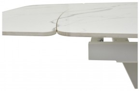 Стол ALATRI 120 GLOSS STATUARIO WHITE SOLID CERAMIC / WHITE, ®DISAUR в Чайковском - chaykovskiy.mebel24.online | фото 3
