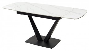 Стол ALATRI 120 MATT WHITE MARBLE SOLID CERAMIC / BLACK, ®DISAUR в Чайковском - chaykovskiy.mebel24.online | фото 10