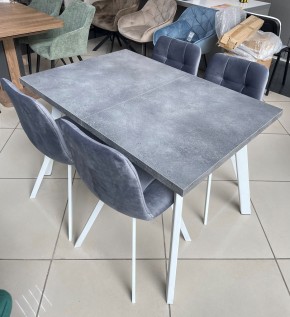 Стол BRICK M 140 Бетон Портленд/ Белый М-City в Чайковском - chaykovskiy.mebel24.online | фото 2