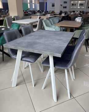 Стол BRICK M 140 Бетон Портленд/ Белый М-City в Чайковском - chaykovskiy.mebel24.online | фото 3