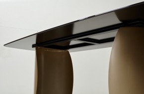 Стол BRONTE 220 KL-188 Контрастный мрамор матовый, итальянская керамика/ Шампань, ®DISAUR в Чайковском - chaykovskiy.mebel24.online | фото 6