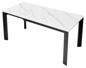 Стол CORNER 120 MATT WHITE MARBLE SOLID CERAMIC / BLACK, ®DISAUR в Чайковском - chaykovskiy.mebel24.online | фото 7