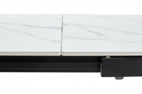 Стол CORNER 120 MATT WHITE MARBLE SOLID CERAMIC / BLACK, ®DISAUR в Чайковском - chaykovskiy.mebel24.online | фото 8