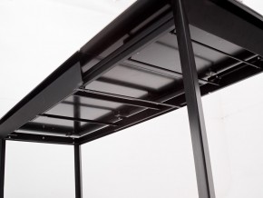 Стол CREMONA 140 HIGH GLOSS STATUARIO Белый мрамор глянцевый, керамика/ черный каркас, ®DISAUR в Чайковском - chaykovskiy.mebel24.online | фото 6