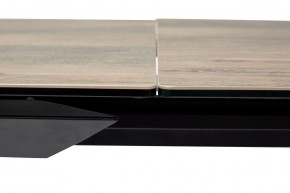 Стол CREMONA 140 KL-61 под дерево, итальянская керамика/ черный каркас, ®DISAUR в Чайковском - chaykovskiy.mebel24.online | фото 6