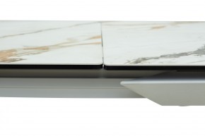 Стол CREMONA 160 KL-188 Контрастный мрамор / белый каркас, ®DISAUR в Чайковском - chaykovskiy.mebel24.online | фото 5