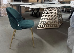 Стол ENNA 220 KL-188 Контрастный мрамор матовый, итальянская керамика/ каркас цвета шампань, ®DISAUR в Чайковском - chaykovskiy.mebel24.online | фото 7