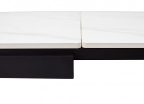 Стол FORIO 160 MATT WHITE MARBLE SOLID CERAMIC / BLACK, ®DISAUR в Чайковском - chaykovskiy.mebel24.online | фото 3