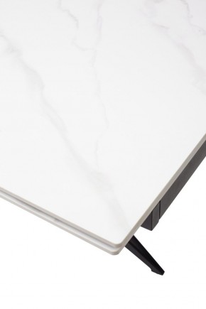 Стол FORIO 160 MATT WHITE MARBLE SOLID CERAMIC / BLACK, ®DISAUR в Чайковском - chaykovskiy.mebel24.online | фото 9