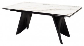 Стол IVAR 180 MARBLES KL-188 Контрастный мрамор, итальянская керамика, ®DISAUR в Чайковском - chaykovskiy.mebel24.online | фото 1