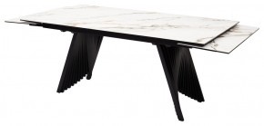 Стол IVAR 180 MARBLES KL-188 Контрастный мрамор, итальянская керамика, ®DISAUR в Чайковском - chaykovskiy.mebel24.online | фото 7