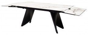 Стол IVAR 180 MARBLES KL-188 Контрастный мрамор, итальянская керамика, ®DISAUR в Чайковском - chaykovskiy.mebel24.online | фото 9