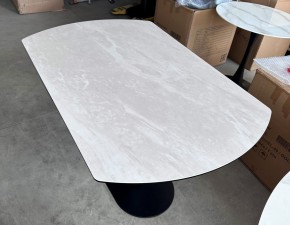 Стол KAI 140 TL-109 поворотная система раскладки, испанская керамика / Темно-серый / Черный, ®DISAUR в Чайковском - chaykovskiy.mebel24.online | фото 7