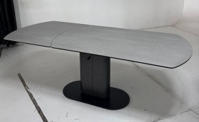 Стол KAI 140 TL-58 поворотная система раскладки, испанская керамика / Темно-серый / Черный, ®DISAUR в Чайковском - chaykovskiy.mebel24.online | фото 4