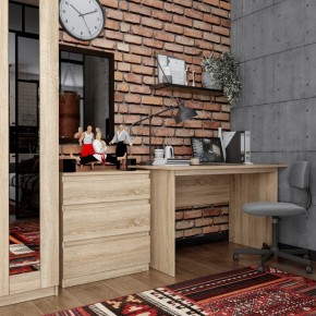 Стол КАСТОР письменный 120х65, цвет Дуб Сонома в Чайковском - chaykovskiy.mebel24.online | фото 3