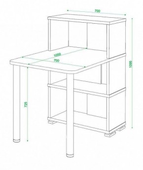 Стол компьютерный Домино СБ-10М3 в Чайковском - chaykovskiy.mebel24.online | фото 3