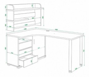 Стол компьютерный Домино СР-145М в Чайковском - chaykovskiy.mebel24.online | фото 5