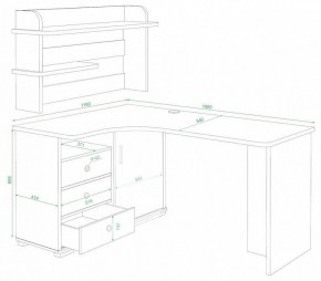 Стол компьютерный Домино СР-165 в Чайковском - chaykovskiy.mebel24.online | фото 2