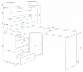 Стол компьютерный Домино СР-165М в Чайковском - chaykovskiy.mebel24.online | фото 2