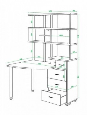 Стол компьютерный Домино СР-320 в Чайковском - chaykovskiy.mebel24.online | фото 4