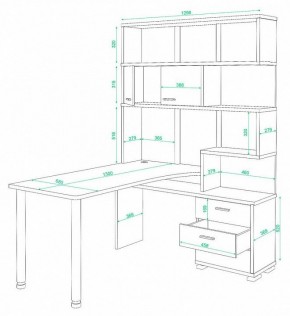 Стол компьютерный Домино СР-420/130 в Чайковском - chaykovskiy.mebel24.online | фото 2