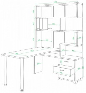 Стол компьютерный Домино СР-420/150 в Чайковском - chaykovskiy.mebel24.online | фото 2