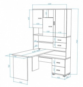 Стол компьютерный Домино СР-620/140 в Чайковском - chaykovskiy.mebel24.online | фото 3