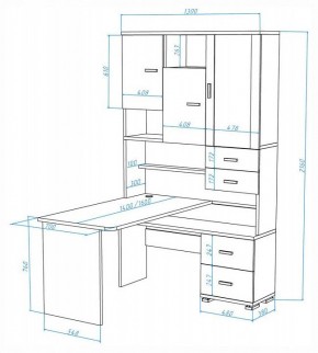 Стол компьютерный Домино СР-620-160 в Чайковском - chaykovskiy.mebel24.online | фото 2