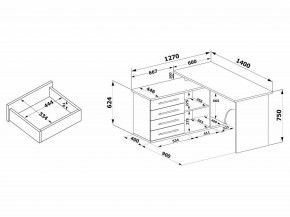 Стол компьютерный КСТ-109Л в Чайковском - chaykovskiy.mebel24.online | фото 4