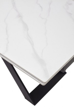 Стол LIVORNO 180 MATT WHITE MARBLE SOLID CERAMIC / BLACK, ®DISAUR в Чайковском - chaykovskiy.mebel24.online | фото 9
