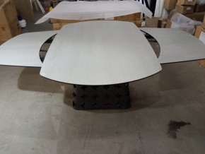 Стол LORENS 150 TL-58 поворотная система раскладки, испанская керамика / Темно-серый, ®DISAUR в Чайковском - chaykovskiy.mebel24.online | фото 2