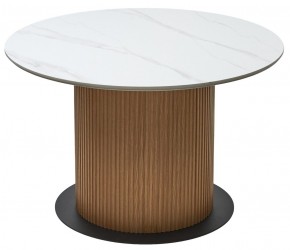 Стол MESA D120 цвет БЕЛЫЙ МРАМОР M326 / Каркас OAK, ®DISAUR в Чайковском - chaykovskiy.mebel24.online | фото 7