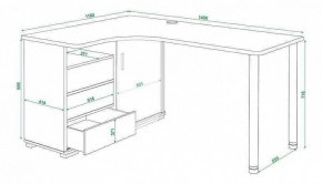 Стол письменный Домино СР-145СМ в Чайковском - chaykovskiy.mebel24.online | фото 5