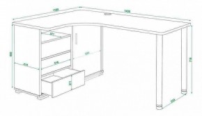 Стол письменный Домино СР-145СМ в Чайковском - chaykovskiy.mebel24.online | фото 5