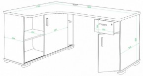 Стол письменный Домино СР-160М в Чайковском - chaykovskiy.mebel24.online | фото 2