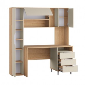 Стол рабочий 12.95 N Комфорт (Дуб сонома, Сатин 7045 PE) в Чайковском - chaykovskiy.mebel24.online | фото 2