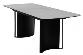 Стол RASMUS 160 TL-45 Белый мрамор, испанская керамика / черный каркас, ®DISAUR в Чайковском - chaykovskiy.mebel24.online | фото 4