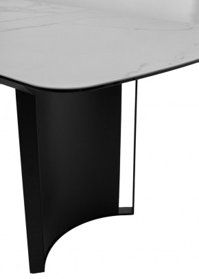 Стол RASMUS 160 TL-45 Белый мрамор, испанская керамика / черный каркас, ®DISAUR в Чайковском - chaykovskiy.mebel24.online | фото 7