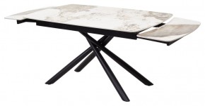 Стол RIVOLI 140 GLOSS LUXURY PANDORA SOLID CERAMIC / BLACK, ®DISAUR в Чайковском - chaykovskiy.mebel24.online | фото 6