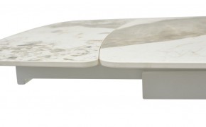 Стол RIVOLI 140 GLOSS LUXURY PANDORA SOLID CERAMIC / WHITE, ®DISAUR в Чайковском - chaykovskiy.mebel24.online | фото 4